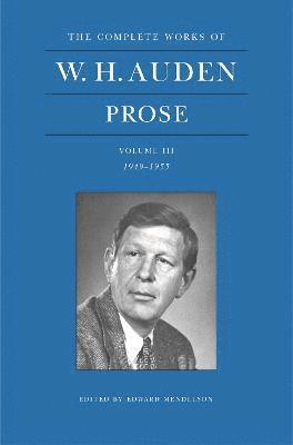 bokomslag W. H. Auden Prose Volume 3 (1949-1955)