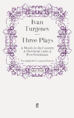 Ivan Turgenev - Three Plays, Häftad