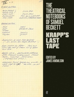 Samuel Beckett, James Knowlson - Theatrical Notebooks of Samuel Beckett, Häftad