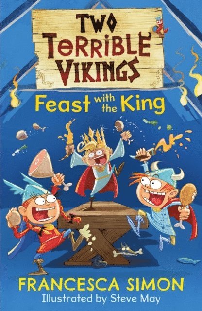 Two Terrible Vikings Feast with the King 1