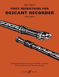bokomslag First Repertoire For Descant Recorder