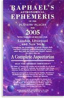 Raphael's Astronomical Ephemeris of the Planets 2005