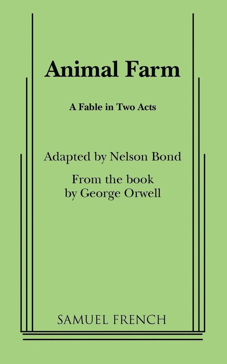 Animal Farm: Playscript 1