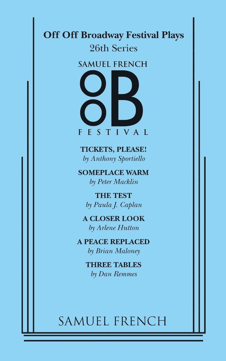 Off Off Broadway Festival Plays - 26th Series