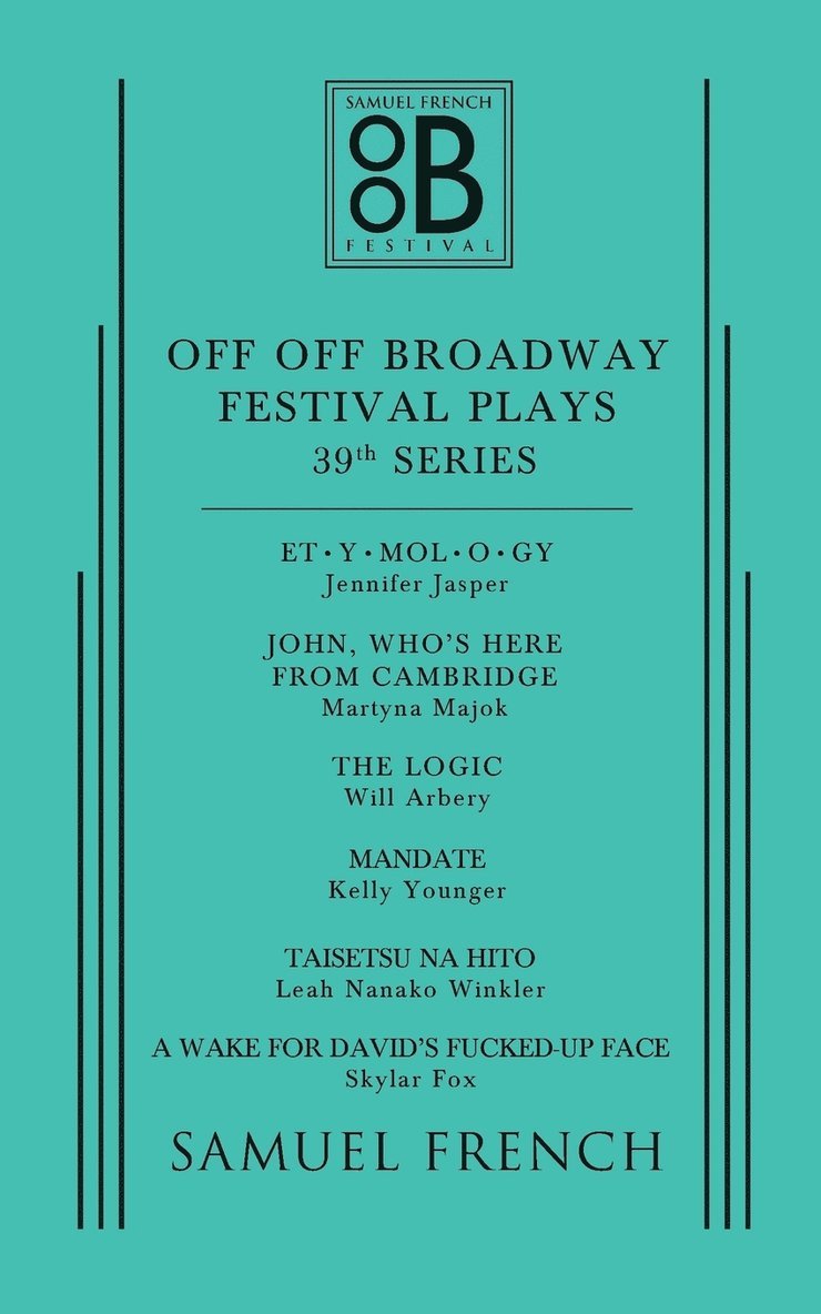 Off Off Broadway Festival Plays, 39th Series