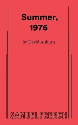 David Auburn - Summer, 1976, Häftad