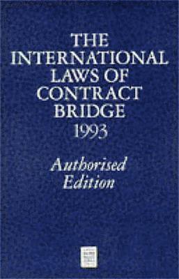 Portland Club - International Laws of Contract Bridge 1993, Häftad