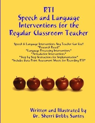 bokomslag RTI: Speech and Language Interventions for the Regular Classroom Teacher