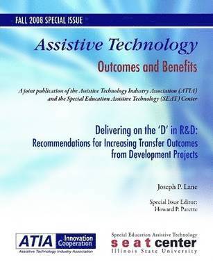 Delivering on the 'D' in R&D: Recommendations for Increasing Transfer Outcomes from Developmental Projects 1