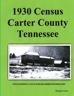 bokomslag 1930 Census Carter County Tennessee