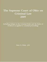 bokomslag The Supreme Court of Ohio on Criminal Law 2009