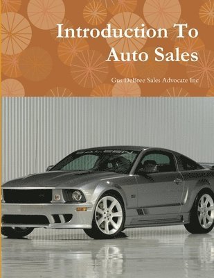 bokomslag Introduction To Auto Sales