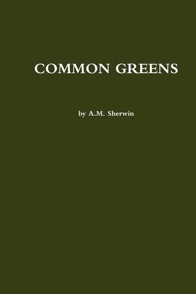 bokomslag Common Greens