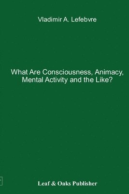 bokomslag What Are Consciousness, Animacy, Mental Activity and the Like?