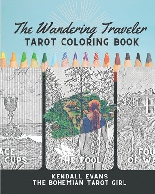 Wandering Traveler Tarot Coloring Book