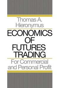 bokomslag Economics of Futures Trading