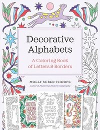 bokomslag Decorative Alphabets: A Coloring Book of Letters and Borders