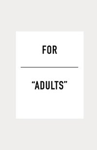 bokomslag For "Adults"