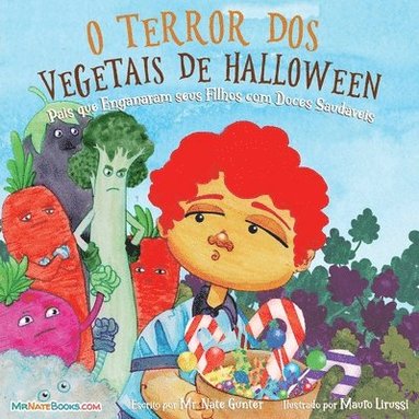 bokomslag Halloween Vegetable Horror Children's Book (Portuguese)