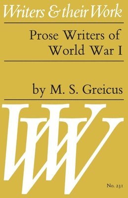 Prose Writers of World War I 1