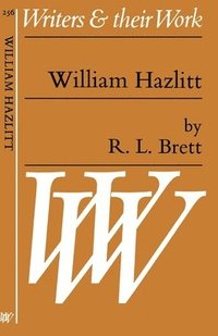 bokomslag William Hazlitt