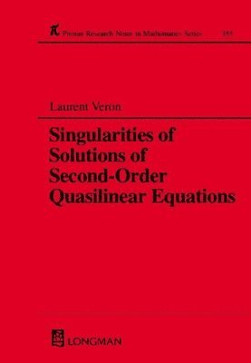 bokomslag Singularities of Solutions of Second-Order Quasilinear Equations