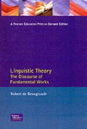 Robert De Beaugrande - Linguistic Theory, Häftad