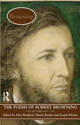 John Woolford, Daniel Karlin, Joseph Phelan - Poems of Browning: Volume Three, Inbunden