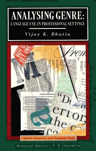 V. K. Bhatia - Analyzing Genre, Häftad