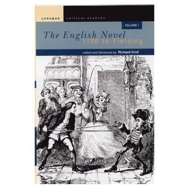 bokomslag English Novel, Vol I, The