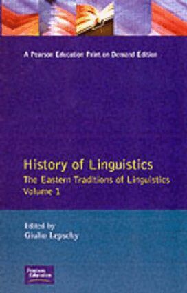 Giulio C. Lepschy, Giulio C. Lepschy - History of Linguistics Volume I, Häftad