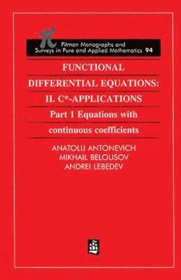 Functional Differential Equations 1