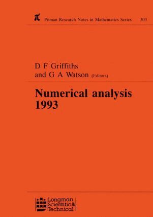 D.F. Griffiths, G.A. Watson - Numerical Analysis 1993, Inbunden