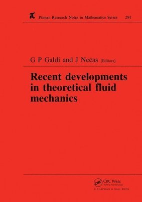 bokomslag Recent Developments in Theoretical Fluid Mechanics