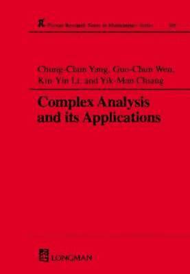 Complex Analysis and Its Applications 1