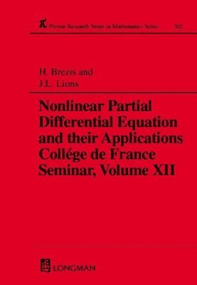 bokomslag Nonlinear Partial Differential Equations and Their Applications