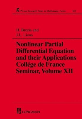 bokomslag Nonlinear Partial Differential Equations and Their Applications