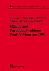 bokomslag Elliptic and Parabolic Problems