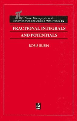 Fractional Integrals and Potentials 1