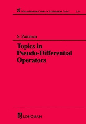 Topics in Pseudo-DIfferential Operators 1