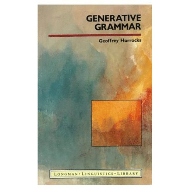 Generative Grammar 1