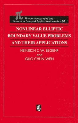 Nonlinear Elliptic Boundary Value Problems and Their Applications 1