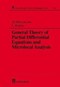 bokomslag General Theory of Partial Differential Equations and Microlocal Analysis