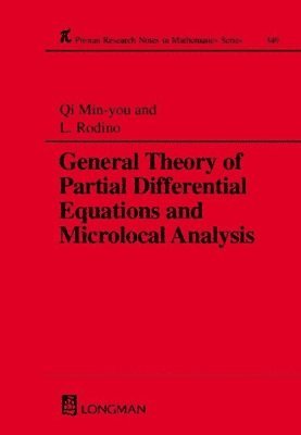 bokomslag General Theory of Partial Differential Equations and Microlocal Analysis