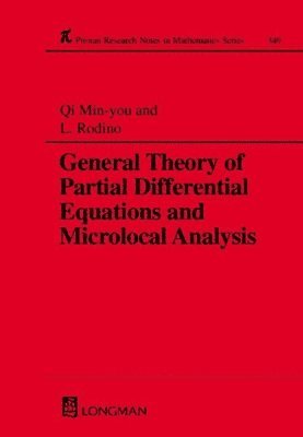 bokomslag General Theory of Partial Differential Equations and Microlocal Analysis