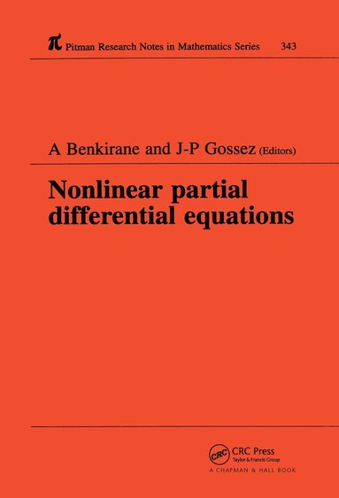 bokomslag Nonlinear Partial Differential Equations