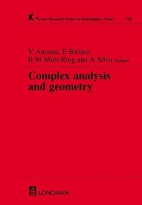 bokomslag Complex Analysis and Geometry