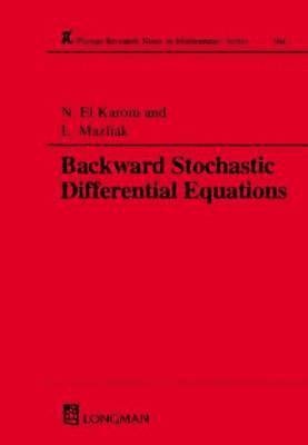 bokomslag Backward Stochastic Differential Equations