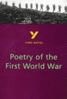 bokomslag Sambrook, H: Poetry of the First World War: York Notes for G