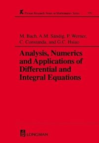 bokomslag Analysis, Numerics and Applications of Differential and Integral Equations